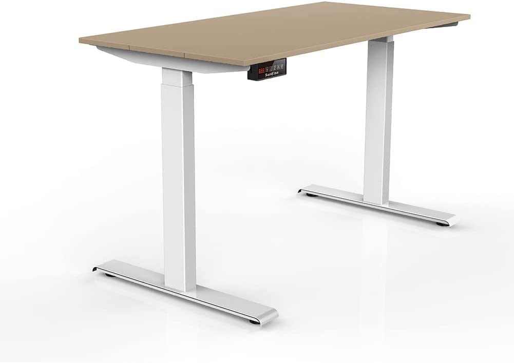 Sardine Sport Electric Standing Desk, 100KG Motorised Height Adjustable Computer Desk, Sit Stand Desk, Home Office (120 x 60 cm / 47.2 x 23.6 inch) - Oz Things
