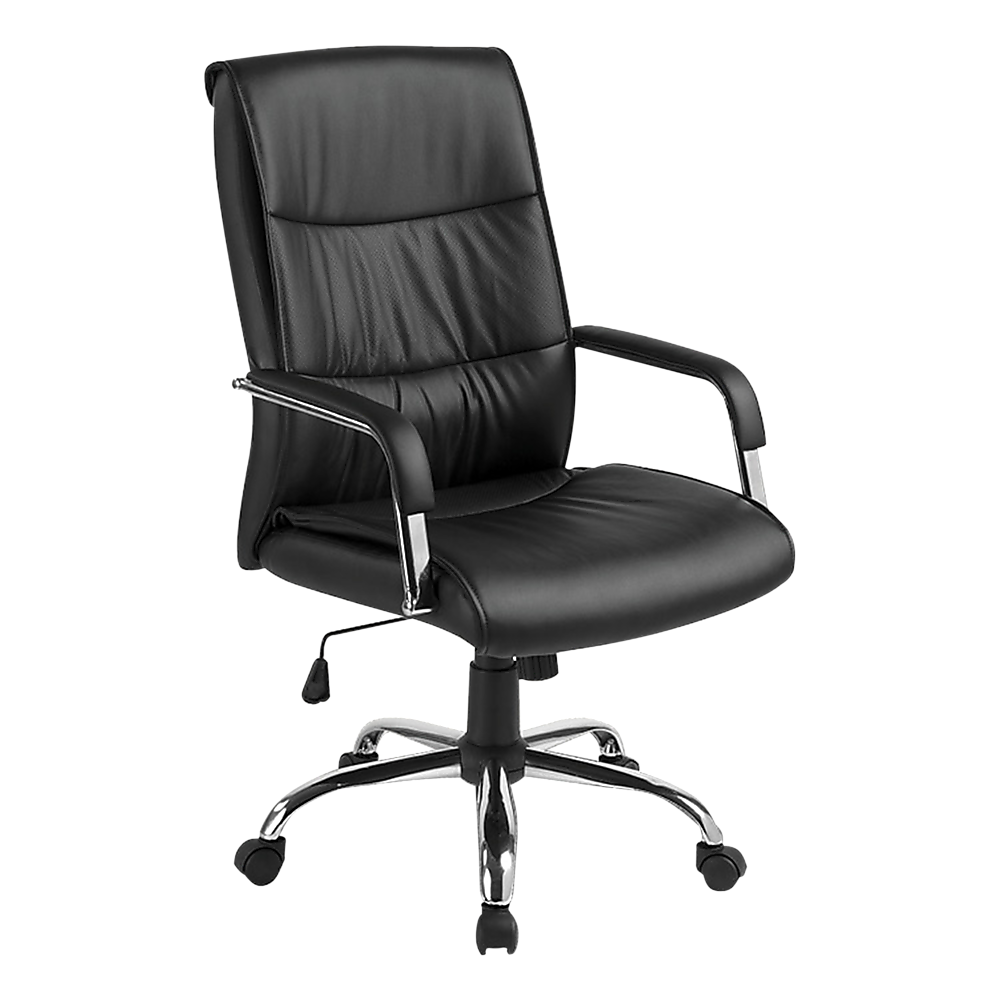 PU Leather Office Chair Executive Padded Black Type2