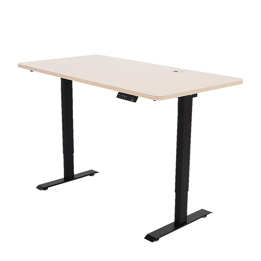 Palermo Standing Desk Sit Stand Height Adjustable Motorised 160cm Table Dual Motor Type13 - Oz Things